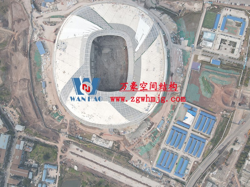 2023年亞洲杯主辦場地重慶龍興足球場項目ETFE屋面膜結構工程